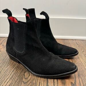 Beatwear Black Suede Classic Chelsea Boots size 43